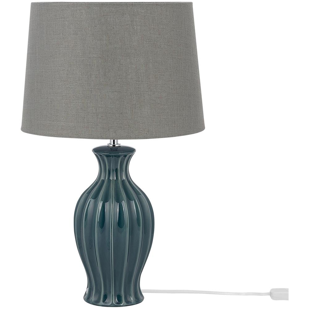 Lampada Da Tavolo Verde Scuro 59cm Samina - Foto 1
