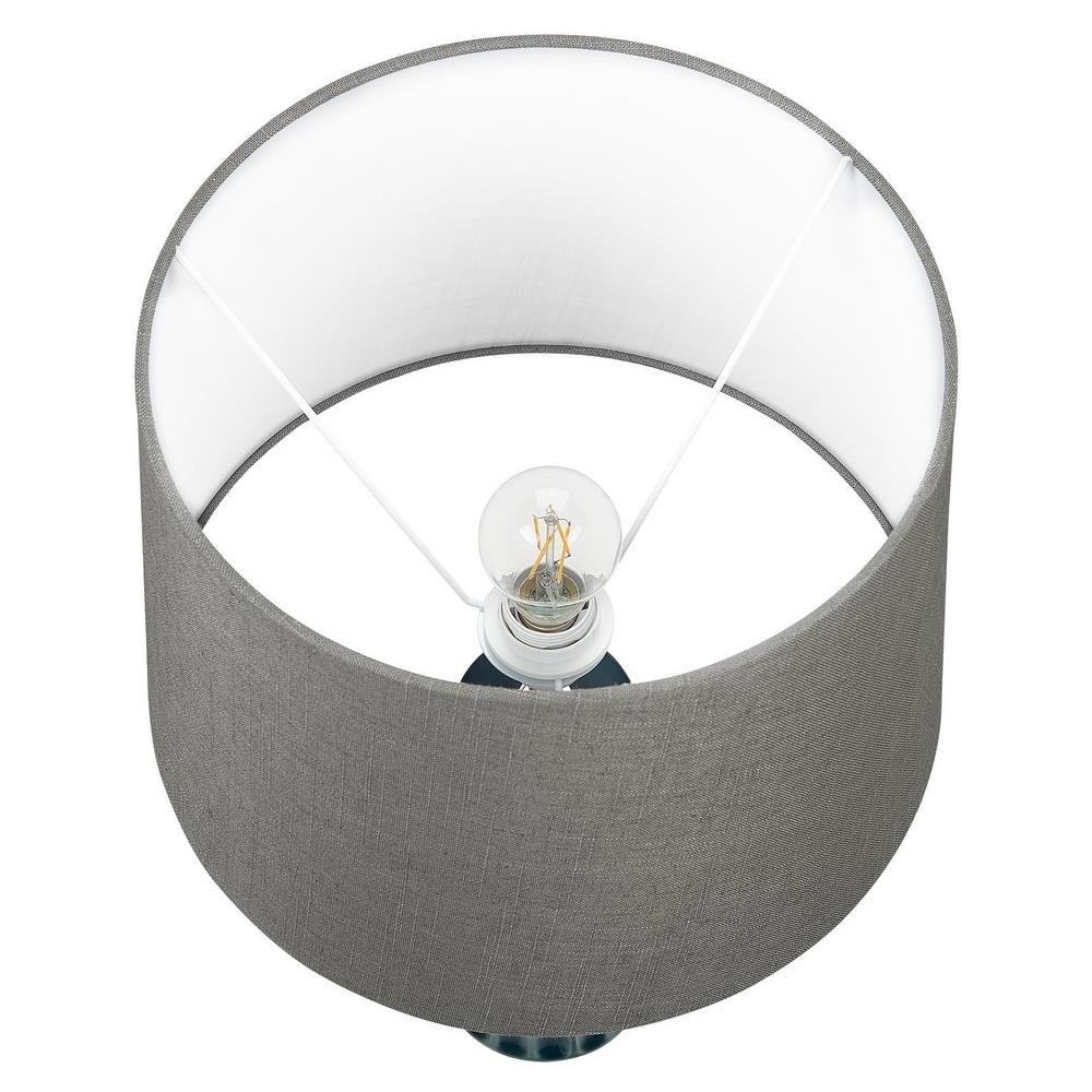 Lampada Da Tavolo Verde Scuro 59cm Samina - Foto 2