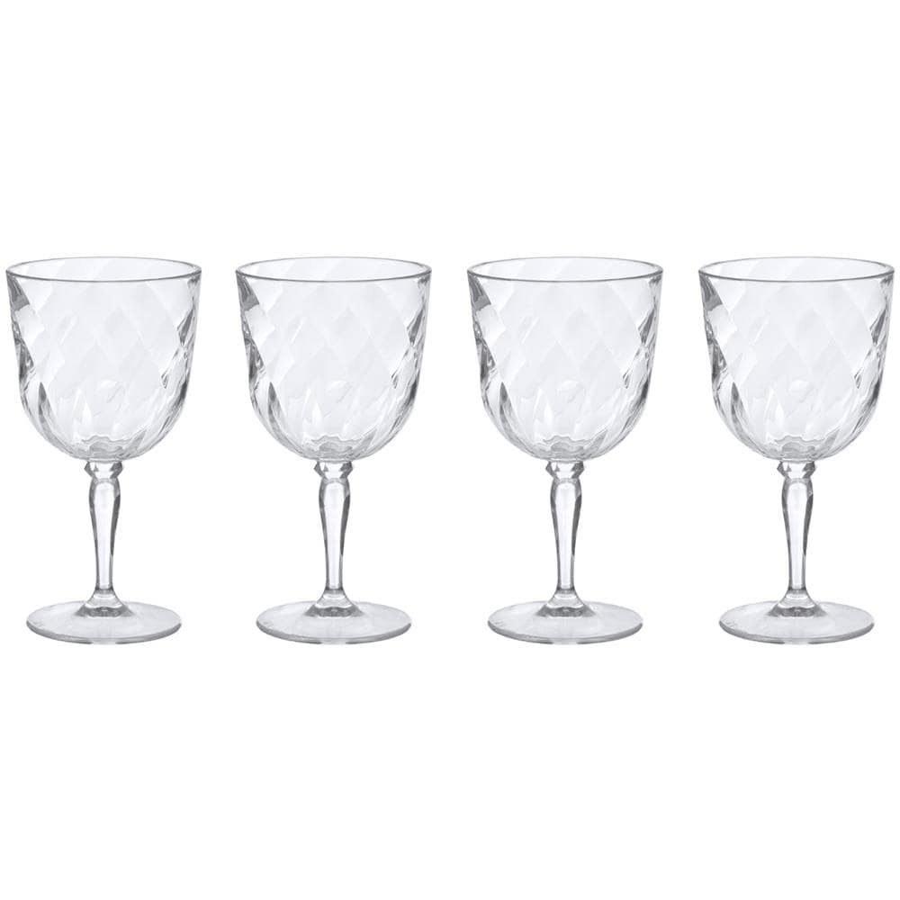 Set Calici In Acrilico, 4 Pezzi Da 27,5 Cl Bianco - Foto 1