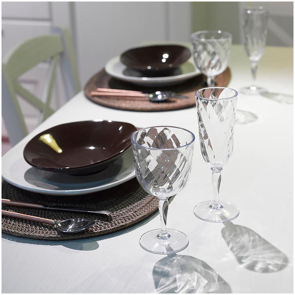 Set Calici In Acrilico, 4 Pezzi Da 27,5 Cl Bianco - Foto 2