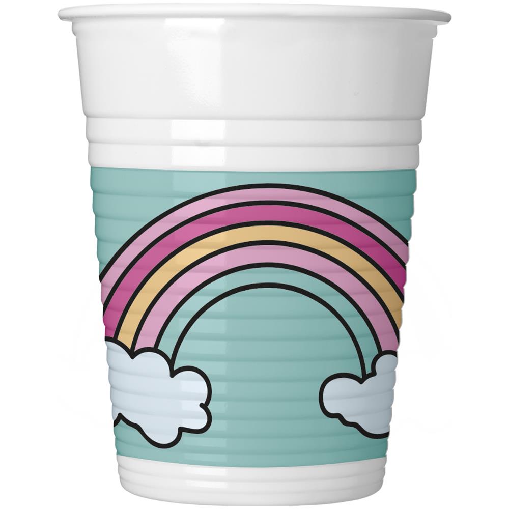 Procos - 8 Bicchieri In Plastica Baby Unicorno - Foto 1