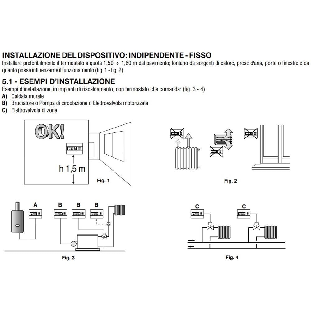 1tpte011b Termostato Digitale Da Parete Con Alimentazione A Batterie 3v - Foto 2