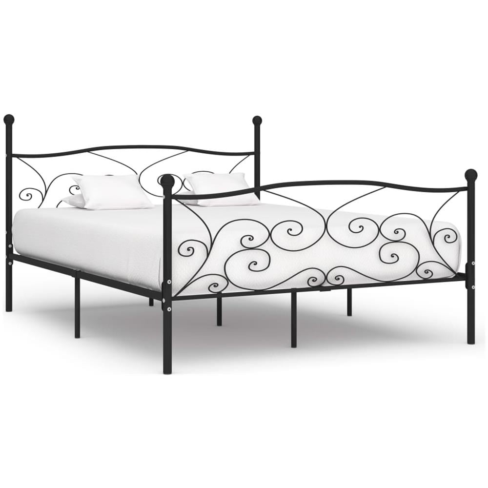 Giroletto Con Doghe Nero In Metallo 200x200 Cm - Foto 1