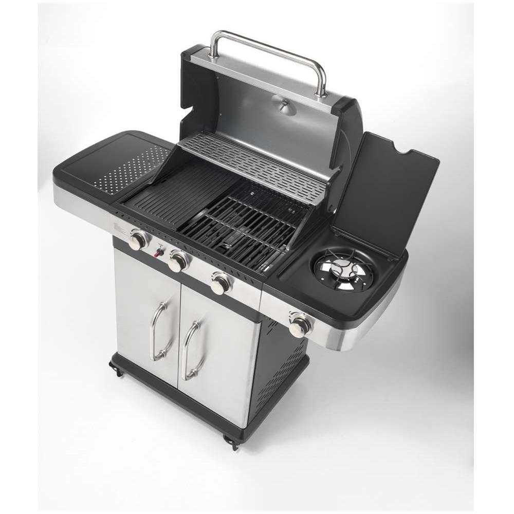Barbecue a Gas Indianapolis 4 Titanium con 3 Bruciatori in Acciaio Inox - Foto 3
