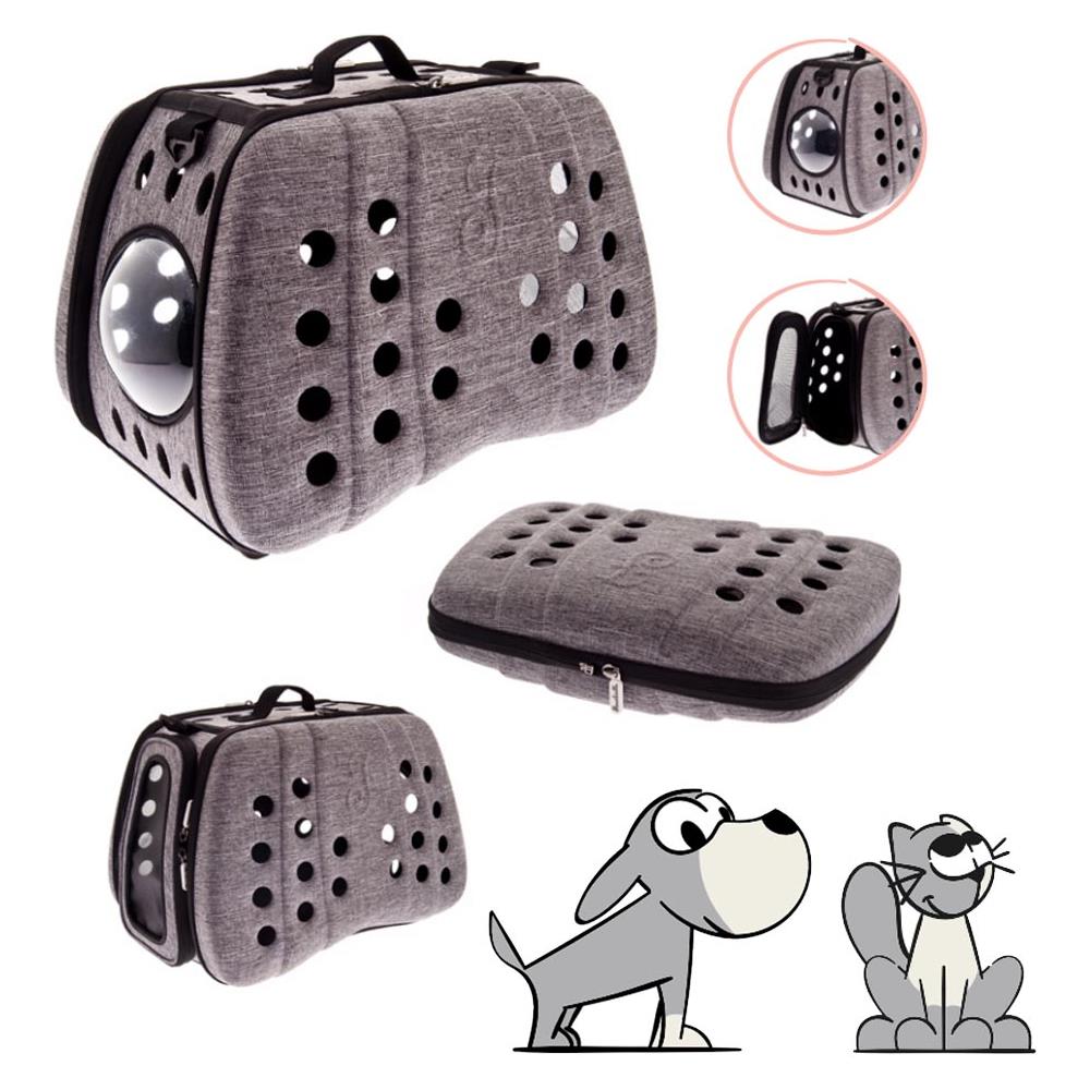 Borsa Per Cani & Gatti Supreme Eva Grigia Max 10 Kg - Foto 1
