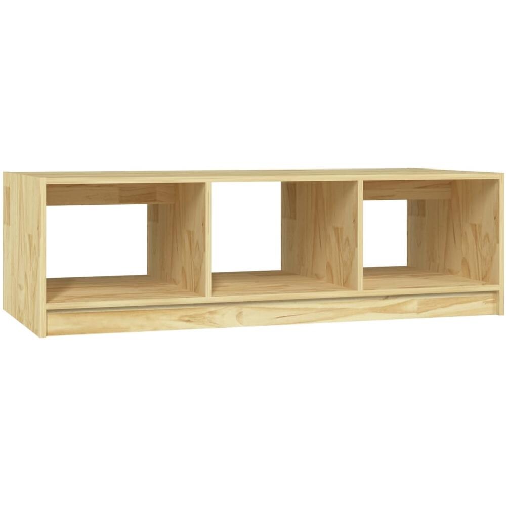 Tavolino da Salotto 110x50x34 cm Legno Massello di Pino - Foto 2