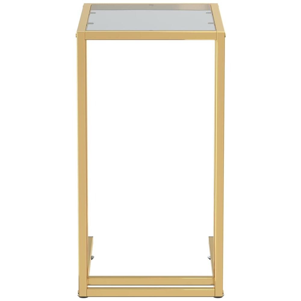 Tavolino Per Computer Nero 50x35x65 Cm In Vetro Temperato - Foto 3