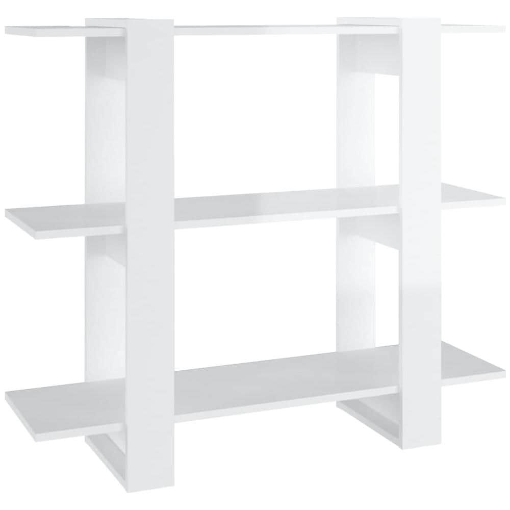 Libreria / divisorio Bianco Lucido 100x30x87 Cm - Foto 2