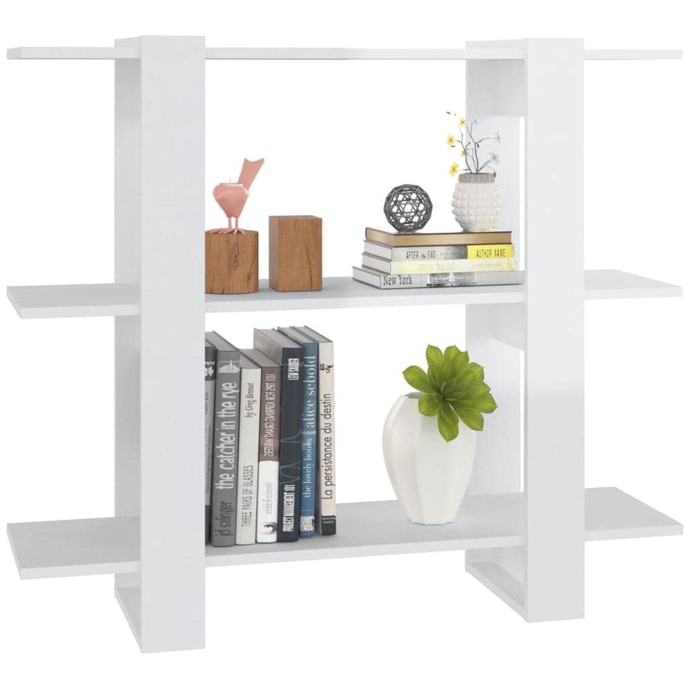 Libreria / divisorio Bianco Lucido 100x30x87 Cm - Foto 3