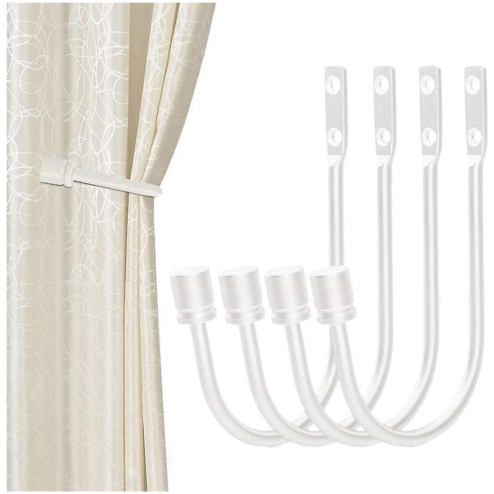 Veemoon 2pezzi Fermatende Garza Fibbia Forma di Fiore Fermagli per Tende Supporto per Tende Decorazione per Camera da Letto Soggiorno e Ufficio