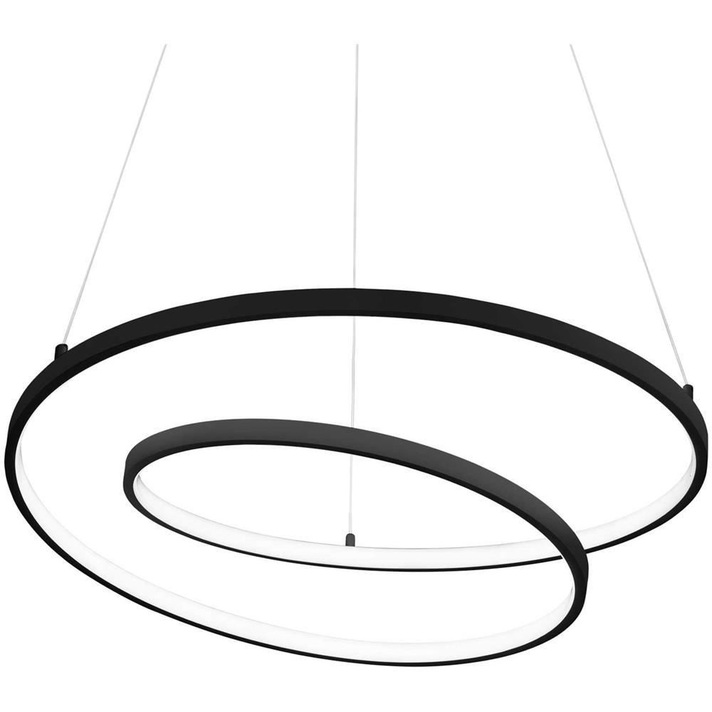 Lampada A Sospensione Nero D 800 X H Min 490 - Max 2240 Mm - Foto 1