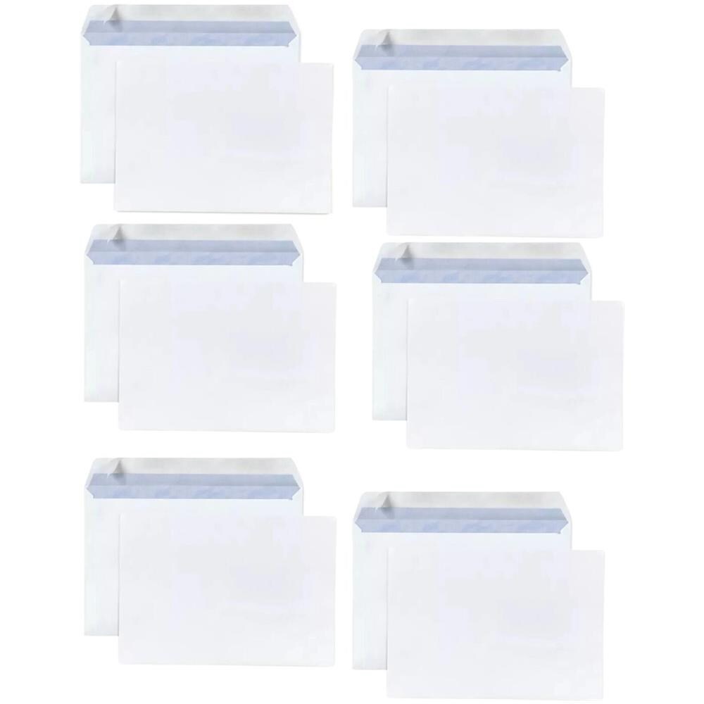 30 Buste Di Carta Bianca 80 G - 16,2 X 22,9 Cm - Foto 1