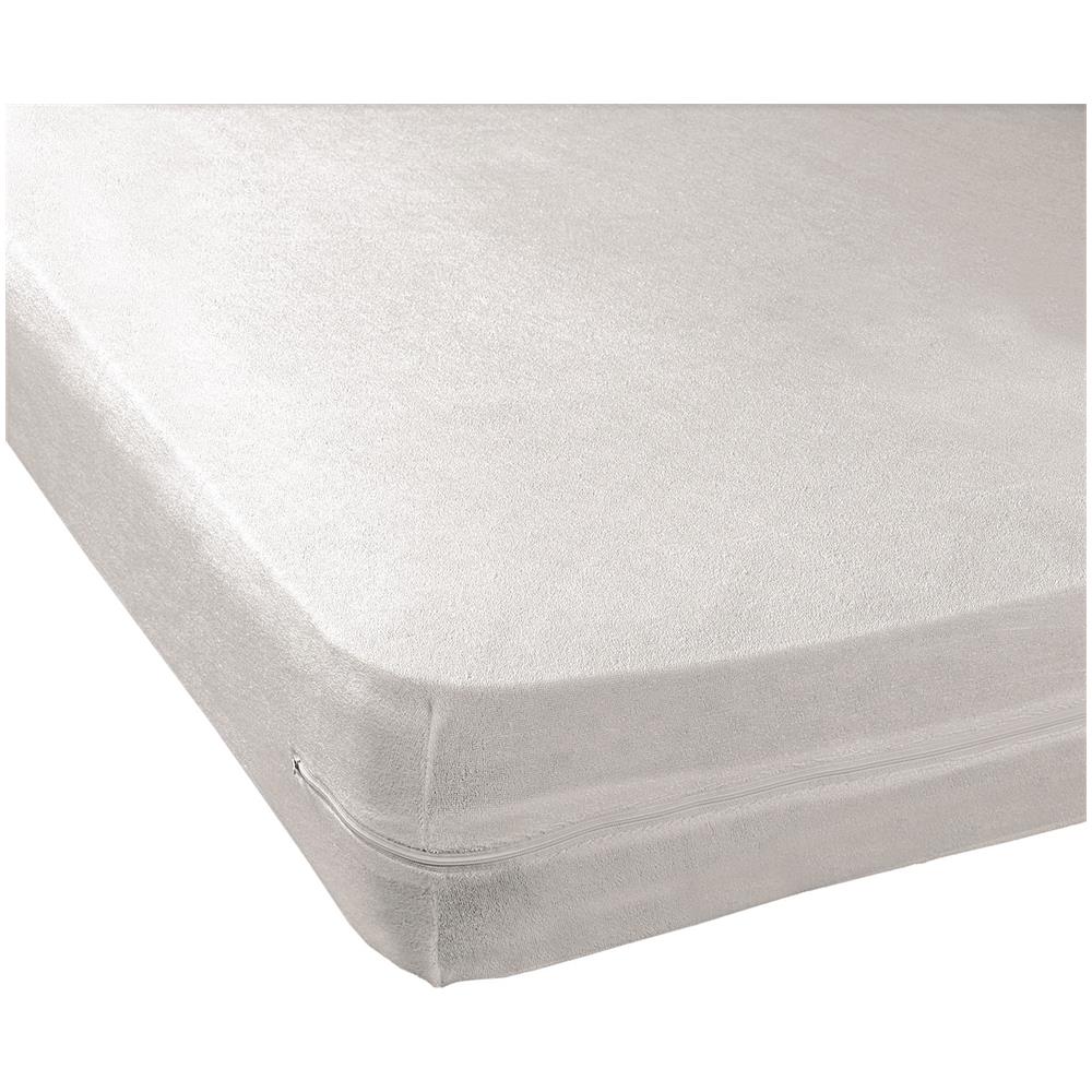 Coprimaterasso Elastico In Tessuto Di Cottone 180x190 - - Foto 1