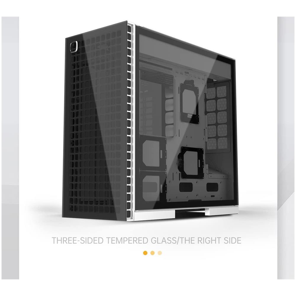 Case Cezanne Midi Tower E-ATX, ATX, micro ATX, Mini-ITX 2 Porte USB 3.0 Colore Bianco (Finestrato) - Foto 3