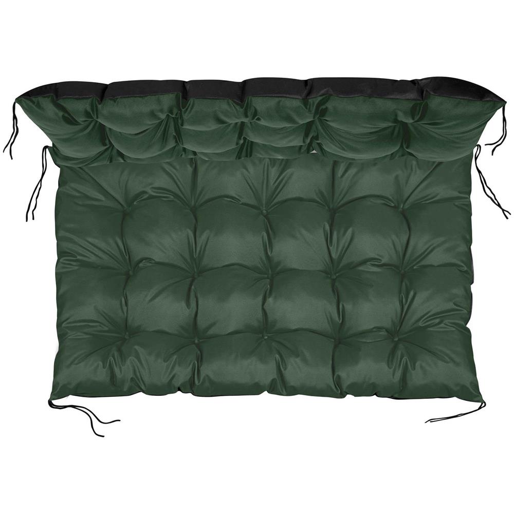 Cuscino da giardino impermeabile verde 120x80 cm per panca in pallet - Foto 2