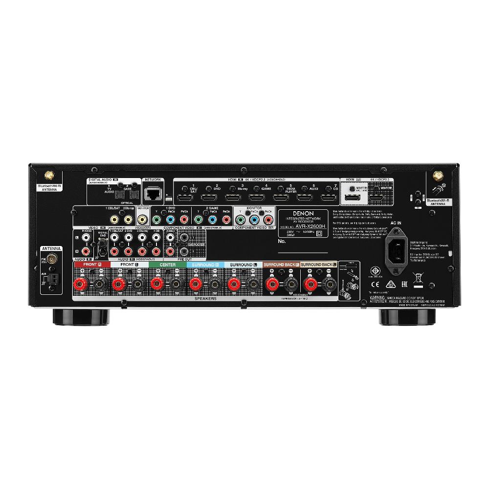 Sintoamplificatore AV Multicanale AVR-X2600H Potenza 7 x 150 Watt 8 ingressi 2 uscite HDMI Colore Nero - Foto 2