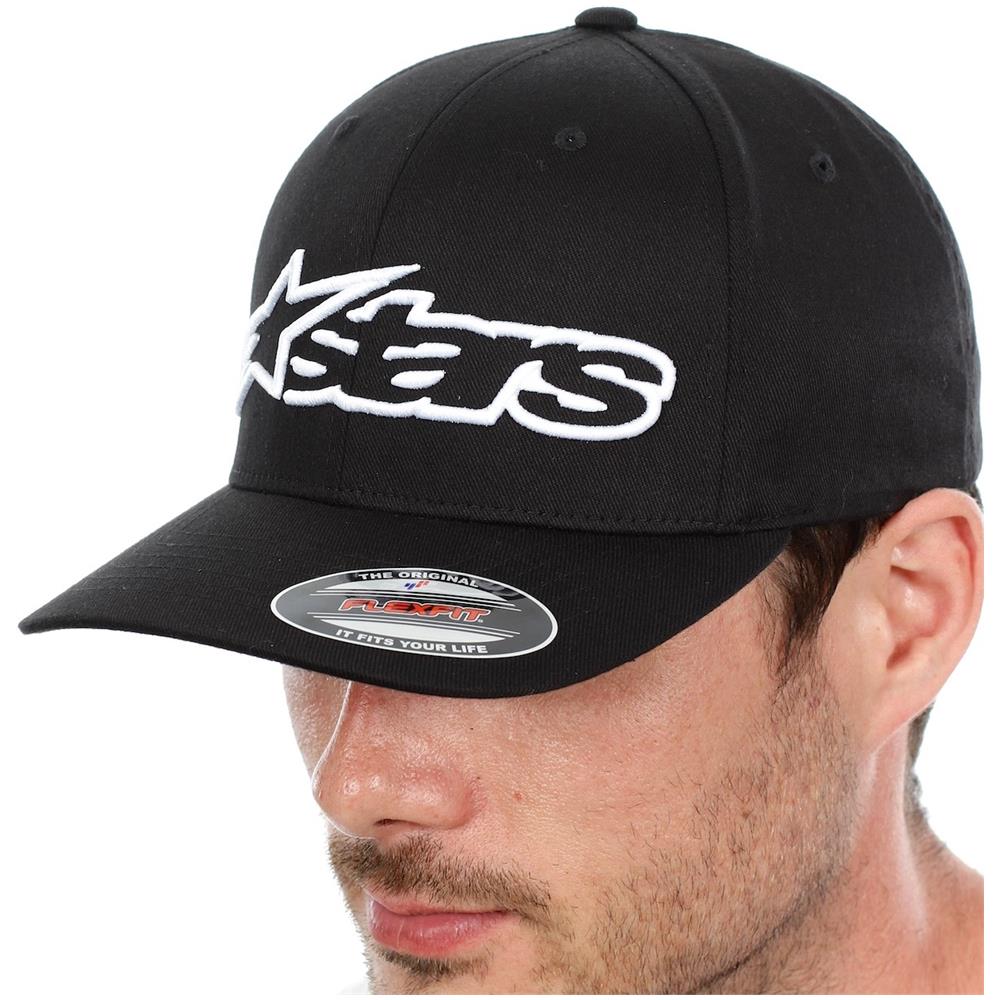 Berretto Flexfit Con Visiera Ricurva Blaze Nero Bianco (l / xl, Nero) - Foto 1