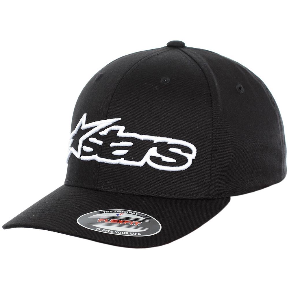 Berretto Flexfit Con Visiera Ricurva Blaze Nero Bianco (l / xl, Nero) - Foto 3