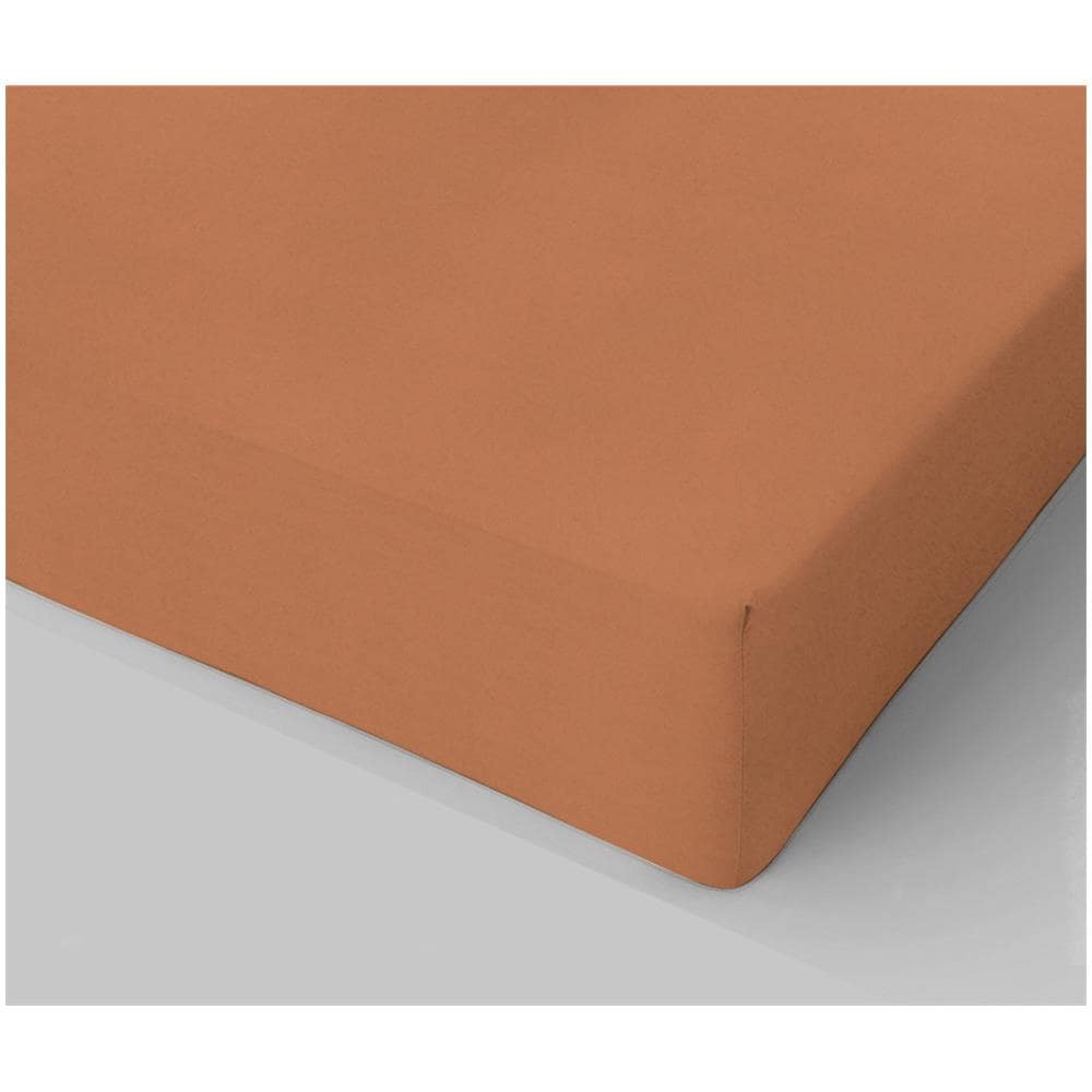 Lenzuolo Sotto Con Angoli Invernale Felpato In Flanella Anti-pilling 100% Cotone Tinta Unita Una Piazza E Mezza 120x200 Cm - Pesca - Foto 1