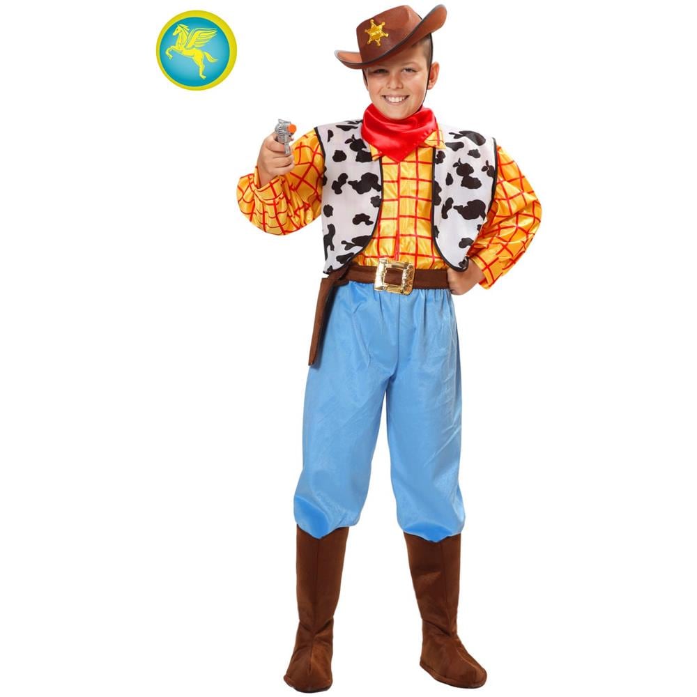 Costume Cow Boy Di Pegasus Vestito Carnevale Made In Italy 5/6 Anni - Foto 1