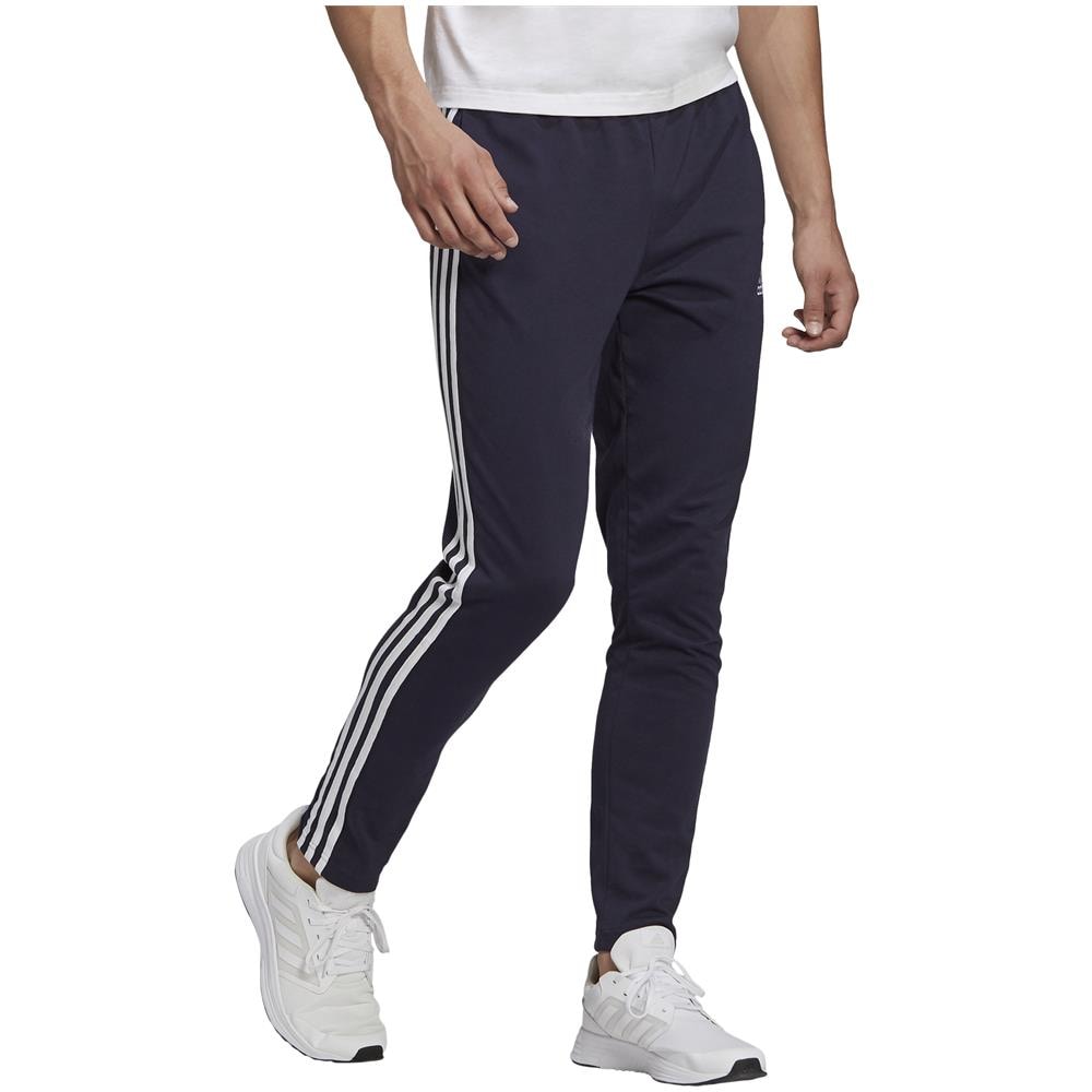 Pantalone Da Uomo Essentials Single Jersey Tapered Open Hem 3-stripes Blu Taglia S Codice Gk8997 - Foto 5