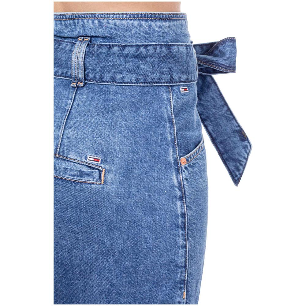 Gonna In Denim Con Cintura Annodata - Foto 4