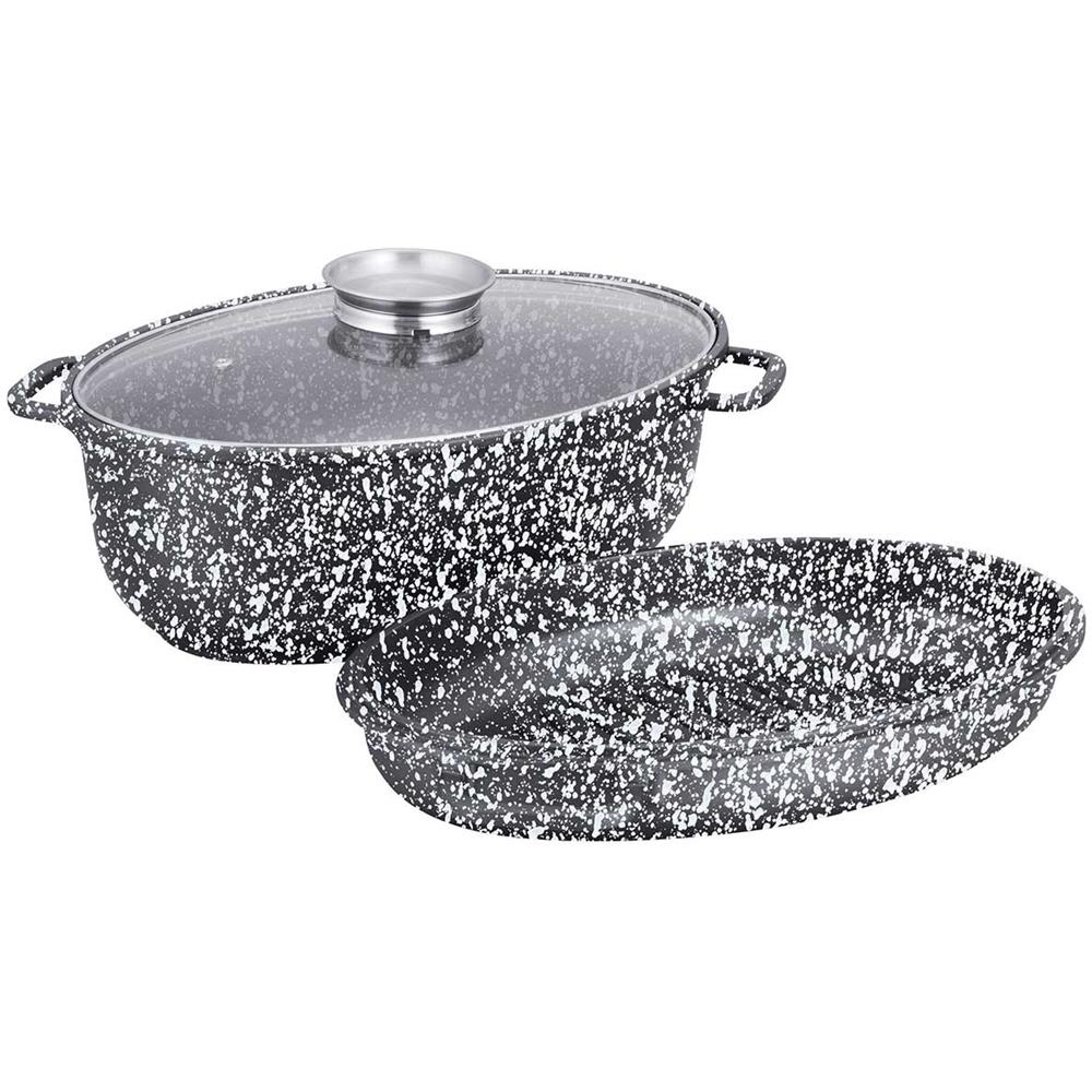 Ceramic Britten 38cm Con Griglia E Coperchio Klausberg Kb-7367 - Foto 2