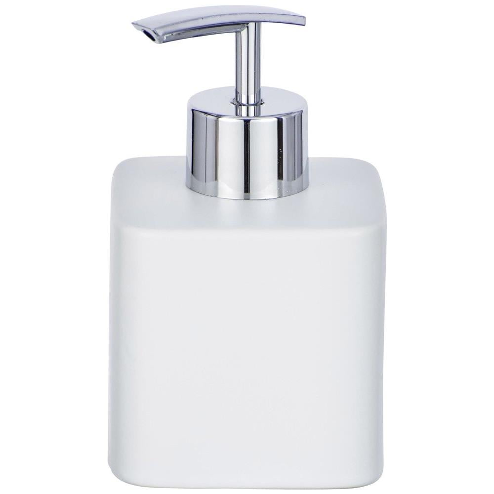 Dispenser Con Pompa Di Sapone Liquido, Contenitore In Ceramica Hexa Per Rabbocco - 290 Ml, Wenko - Foto 1