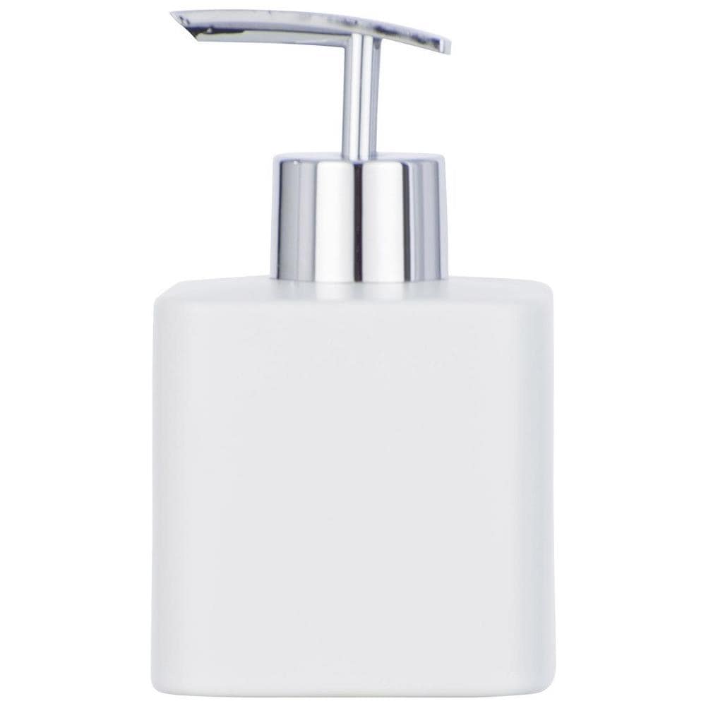 Dispenser Con Pompa Di Sapone Liquido, Contenitore In Ceramica Hexa Per Rabbocco - 290 Ml, Wenko - Foto 2