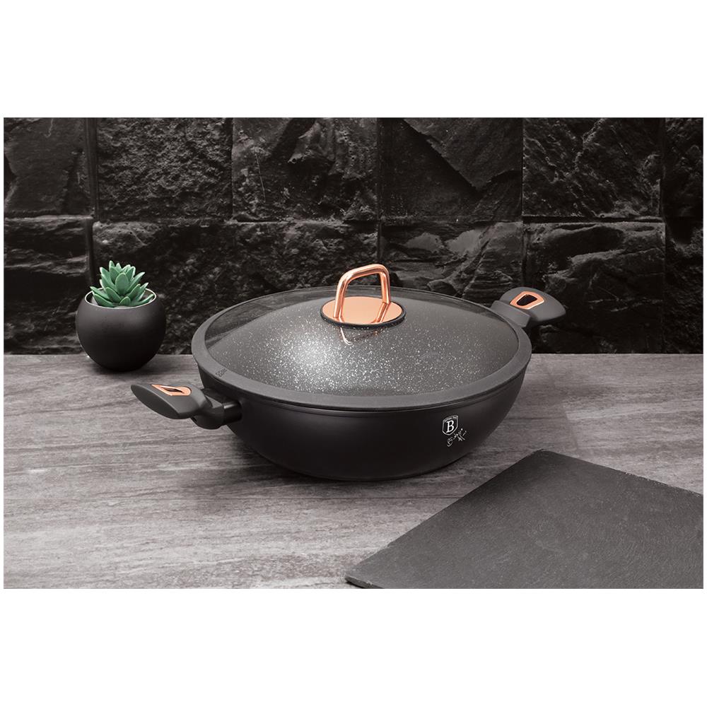 Wok In Granito 30cm Bh-7112 Rosa Nera - Foto 2