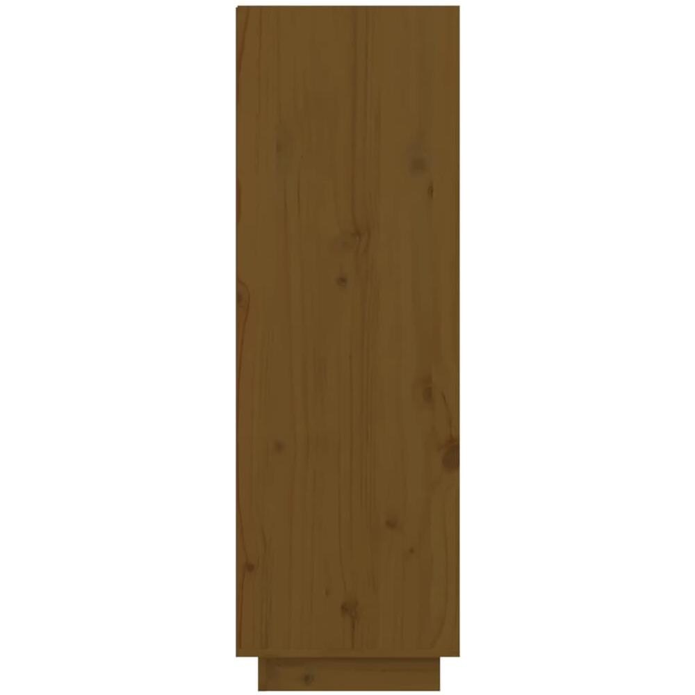 Scarpiera Miele 60x34x105 Cm In Legno Massello Di Pino - Foto 2