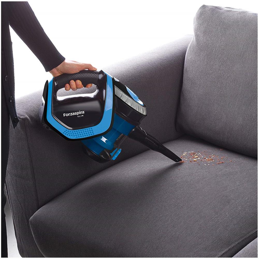 POLTI - Forzaspira SLIM SR100 Scopa Elettrica Ricaricabile 2 in1 senza Filo  Colore Blu - ePRICE