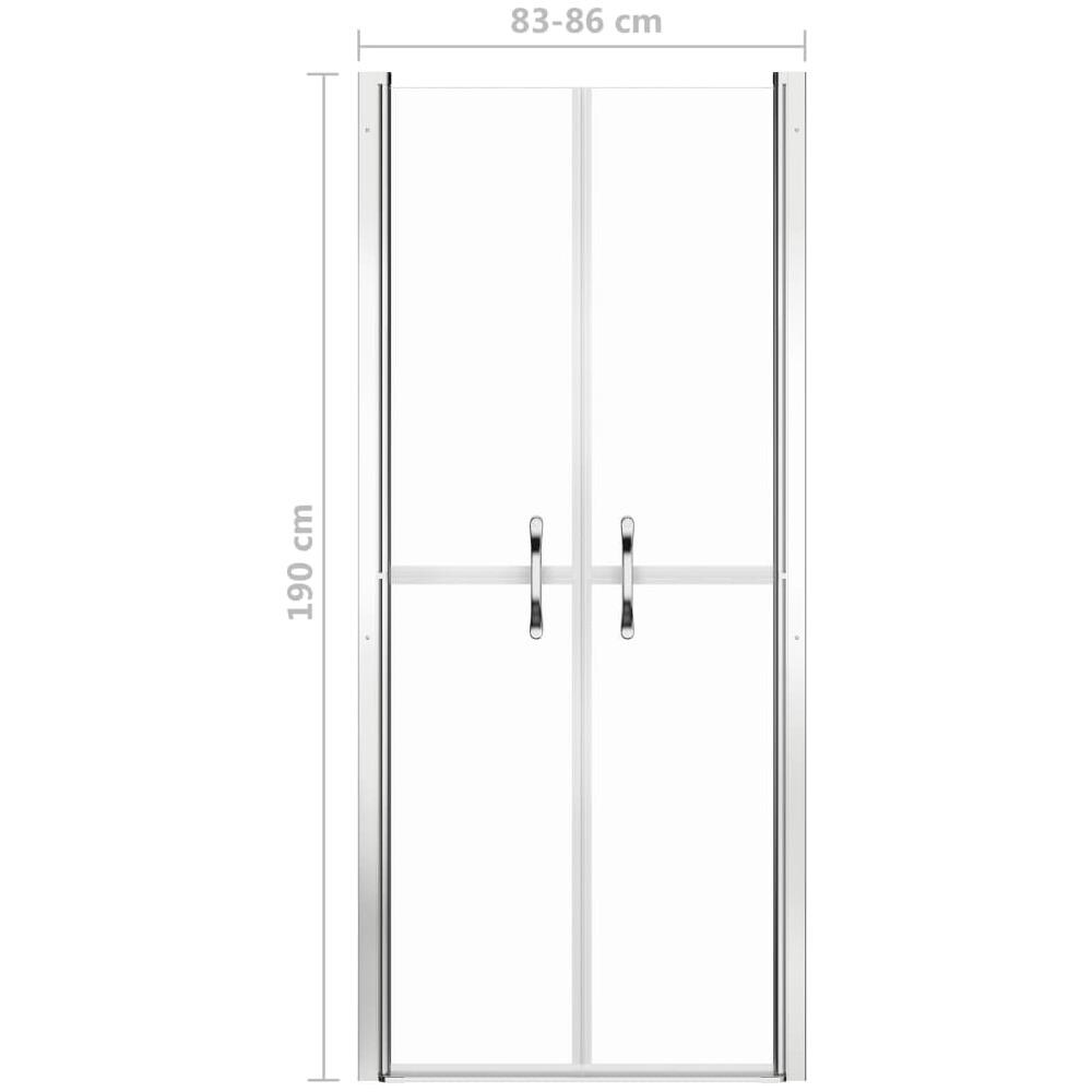 Porta per Doccia in ESG Trasparente 86x190 cm - Foto 2