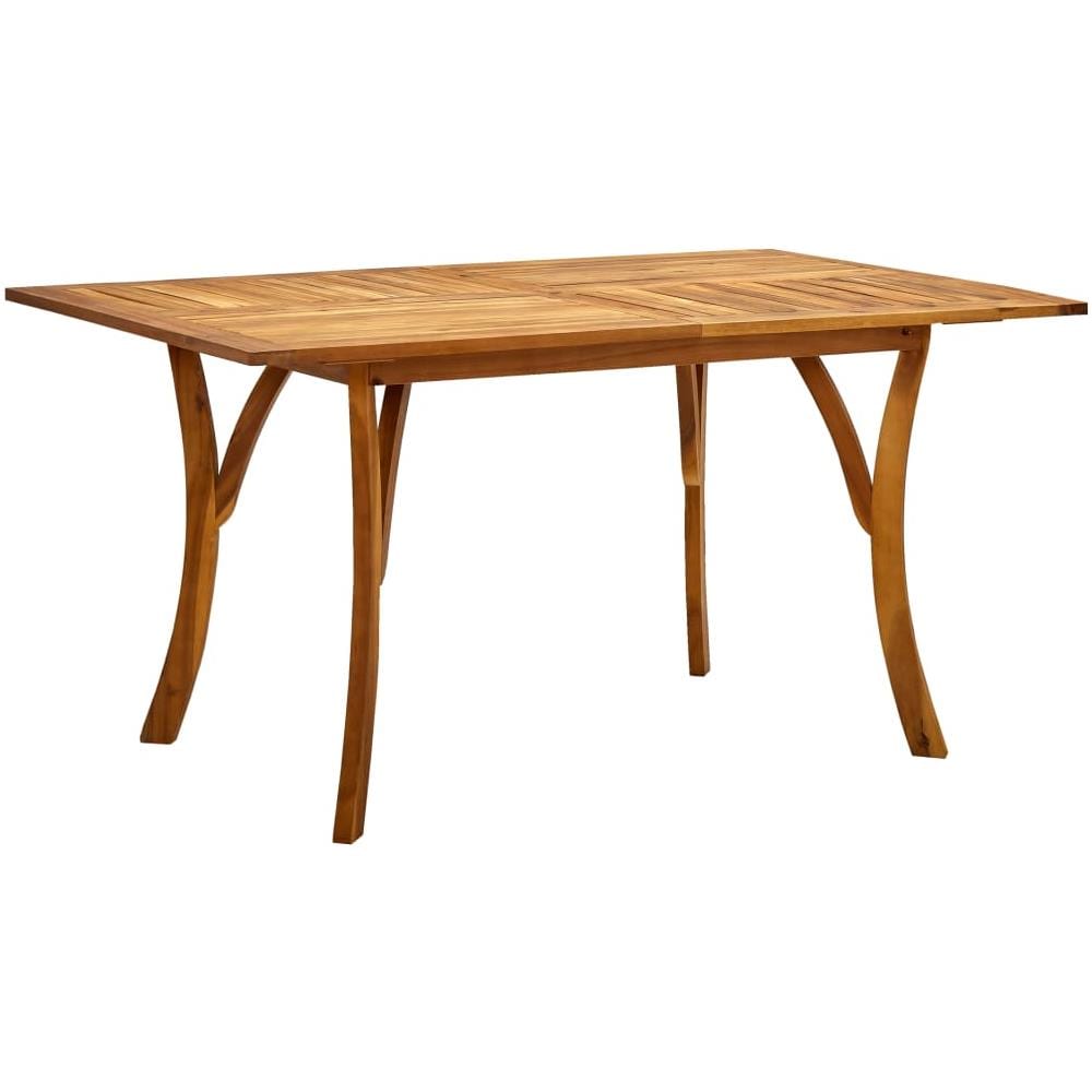 Tavolo da Giardino 150x90x75 cm in Massello di Acacia - Foto 1