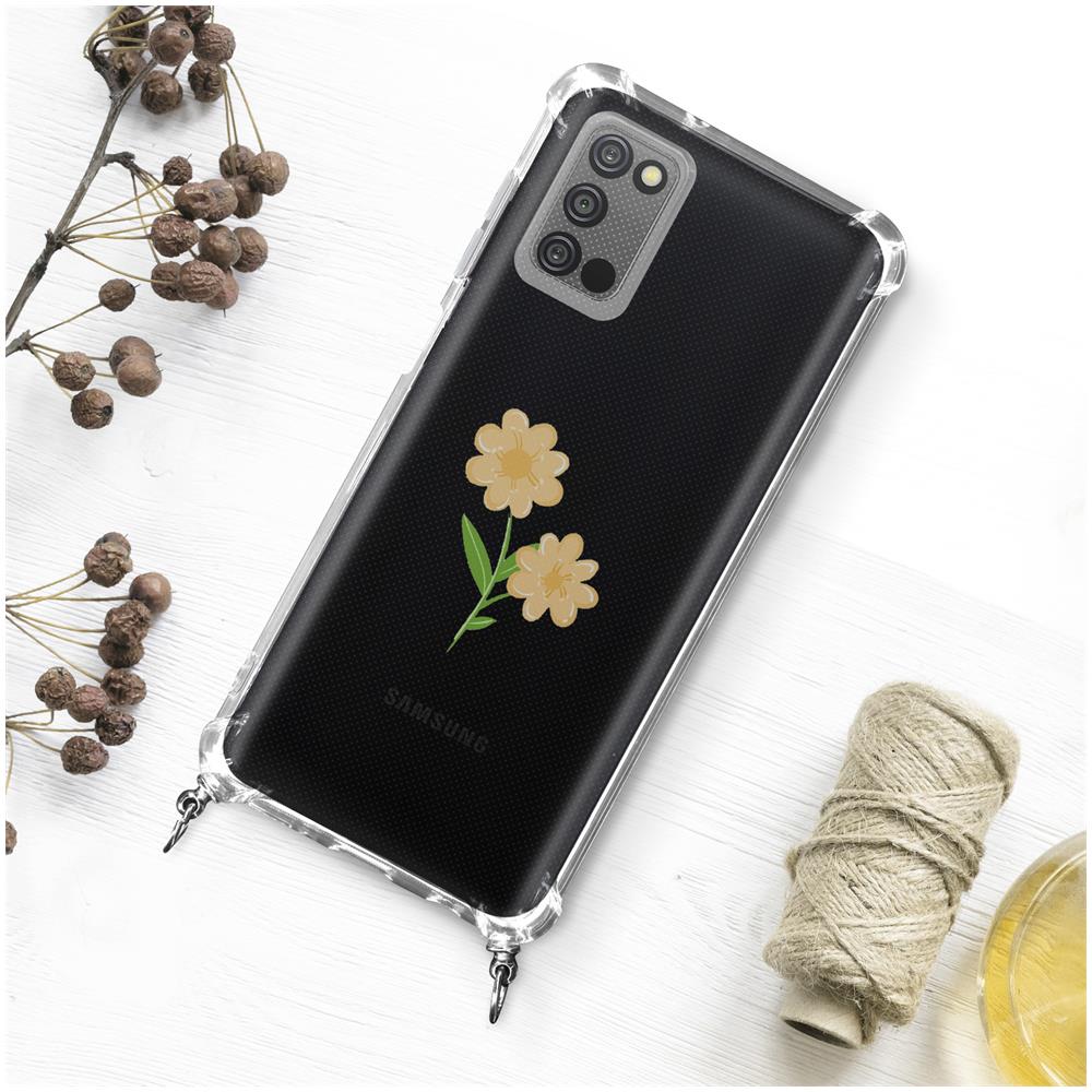 Cover Samsung Galaxy A03s Ad Anelli Per Inserire Gioiello /catena Trasparente - Foto 2
