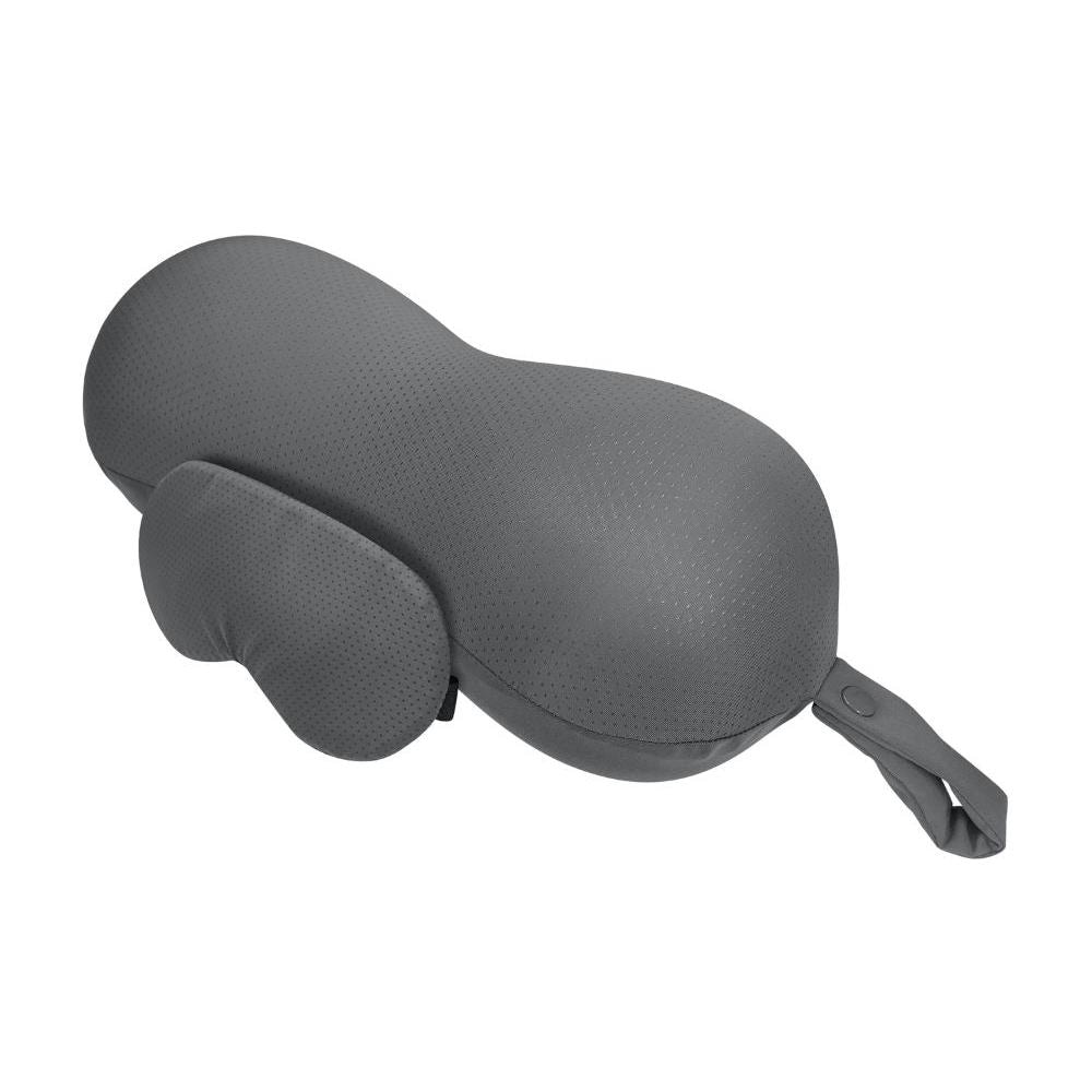 Cuscino da Viaggio Infinity con Maschera per Dormire Leggero e Portatile 33x13 cm - Foto 1