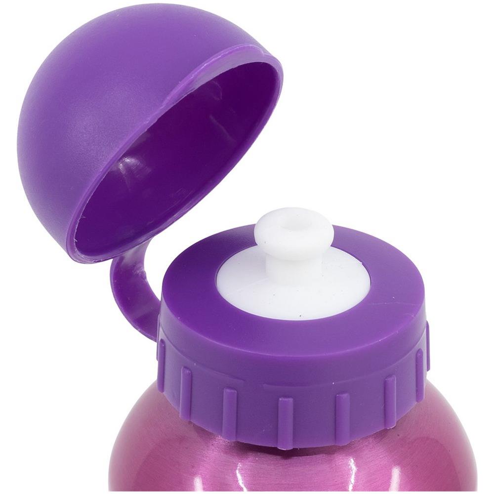 Disney Borraccia Viola Per Bambine In Alluminio Principesse Cenerentola Aurora Biancaneve Rapunzel Ariel Jasmine 530 Ml Con Beccuccio E Tappo Di Sicurezza - Foto 2