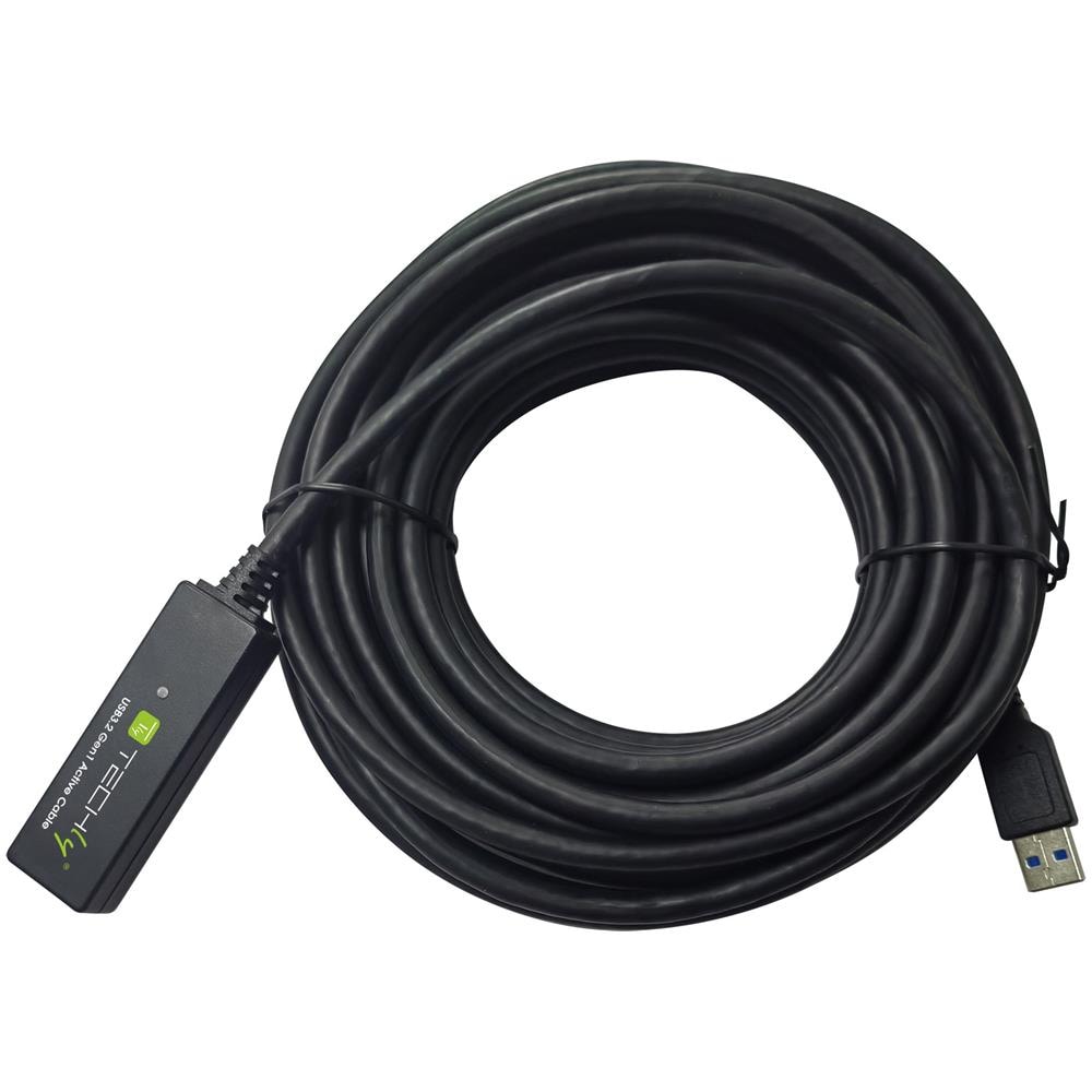 Cavo Prolunga Attivo Usb3.2 Superspeed+ Estensore Di Segnale 10m Nero - Foto 3