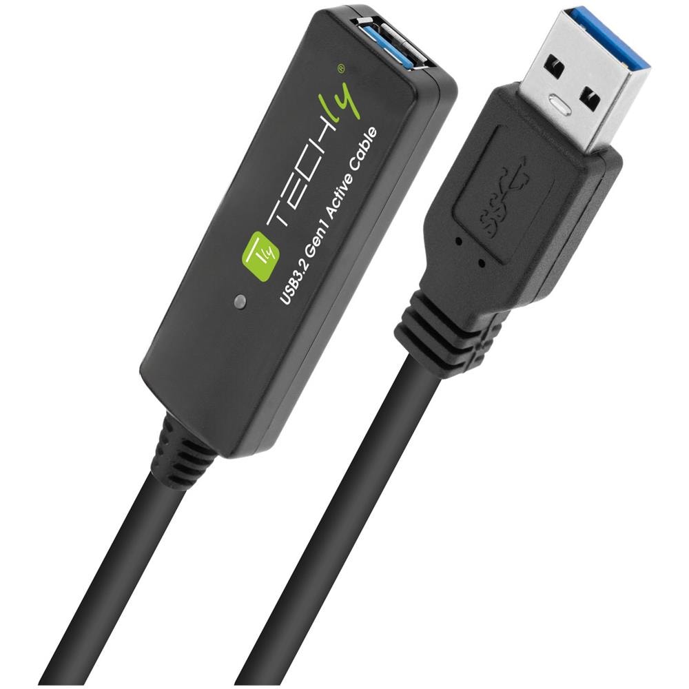 Cavo Prolunga Attivo Usb3.2 Superspeed+ Estensore Di Segnale 10m Nero - Foto 1