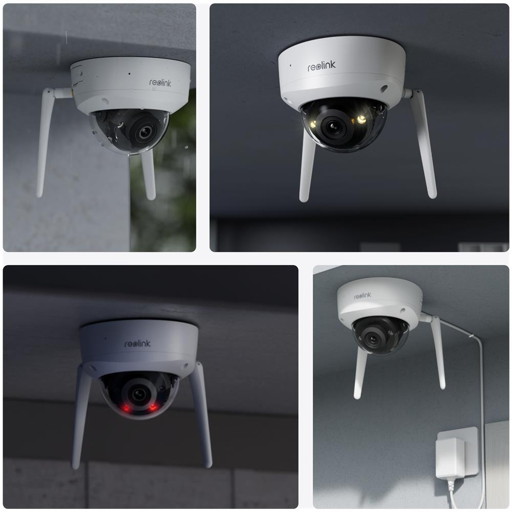 W437 Cupola Telecamera di sicurezza IP Interno e esterno 3840 x 2160 Pixel Soffitto - Foto 2