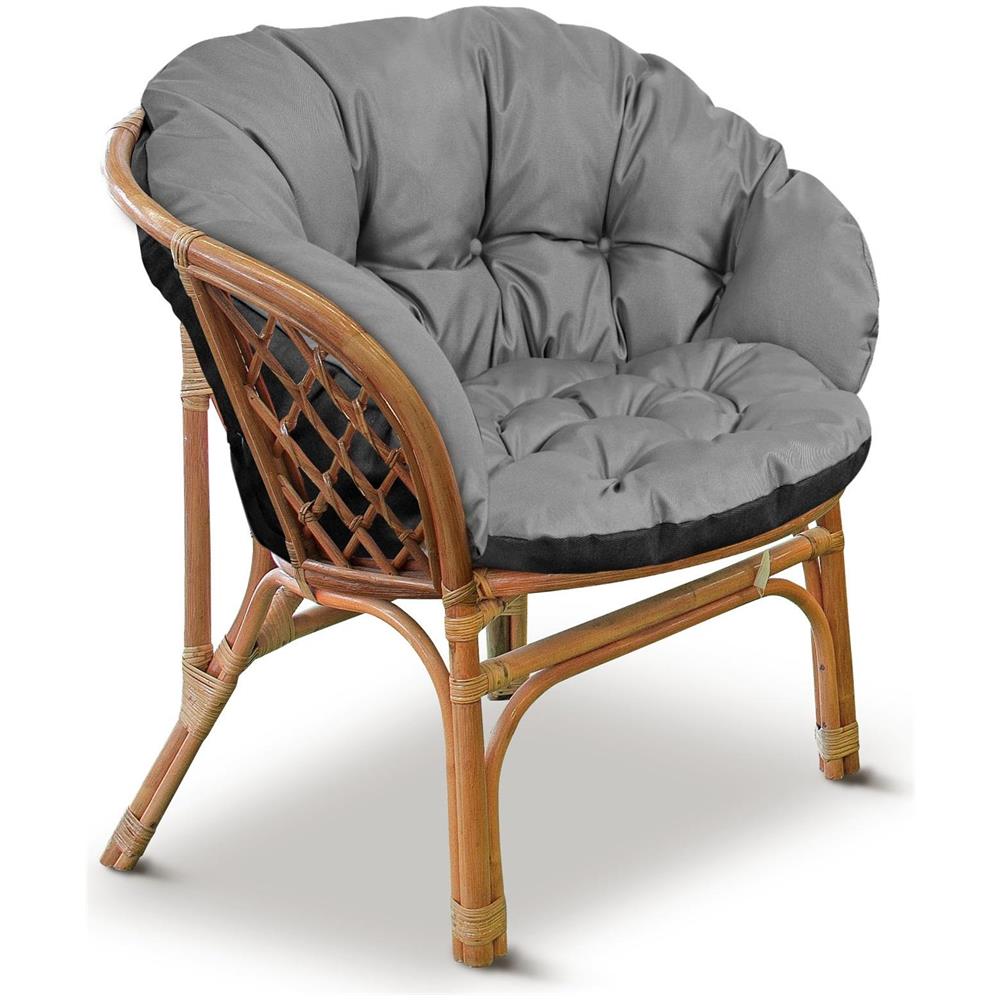 Cuscino da giardino impermeabile grigio scuro 122x40 cm - Foto 2