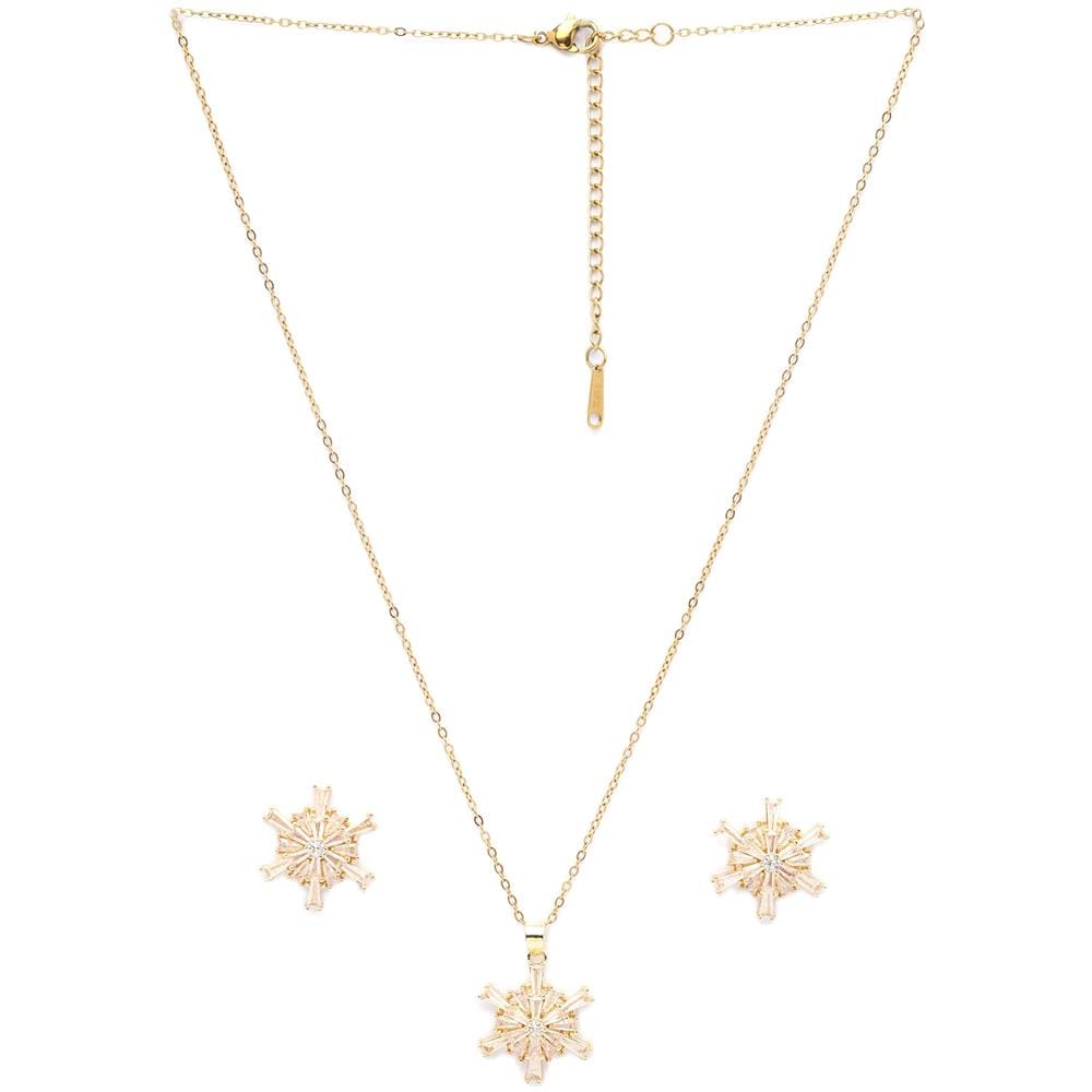 Set Orecchini e Collana Polvere di Stelle Dorata - Foto 2