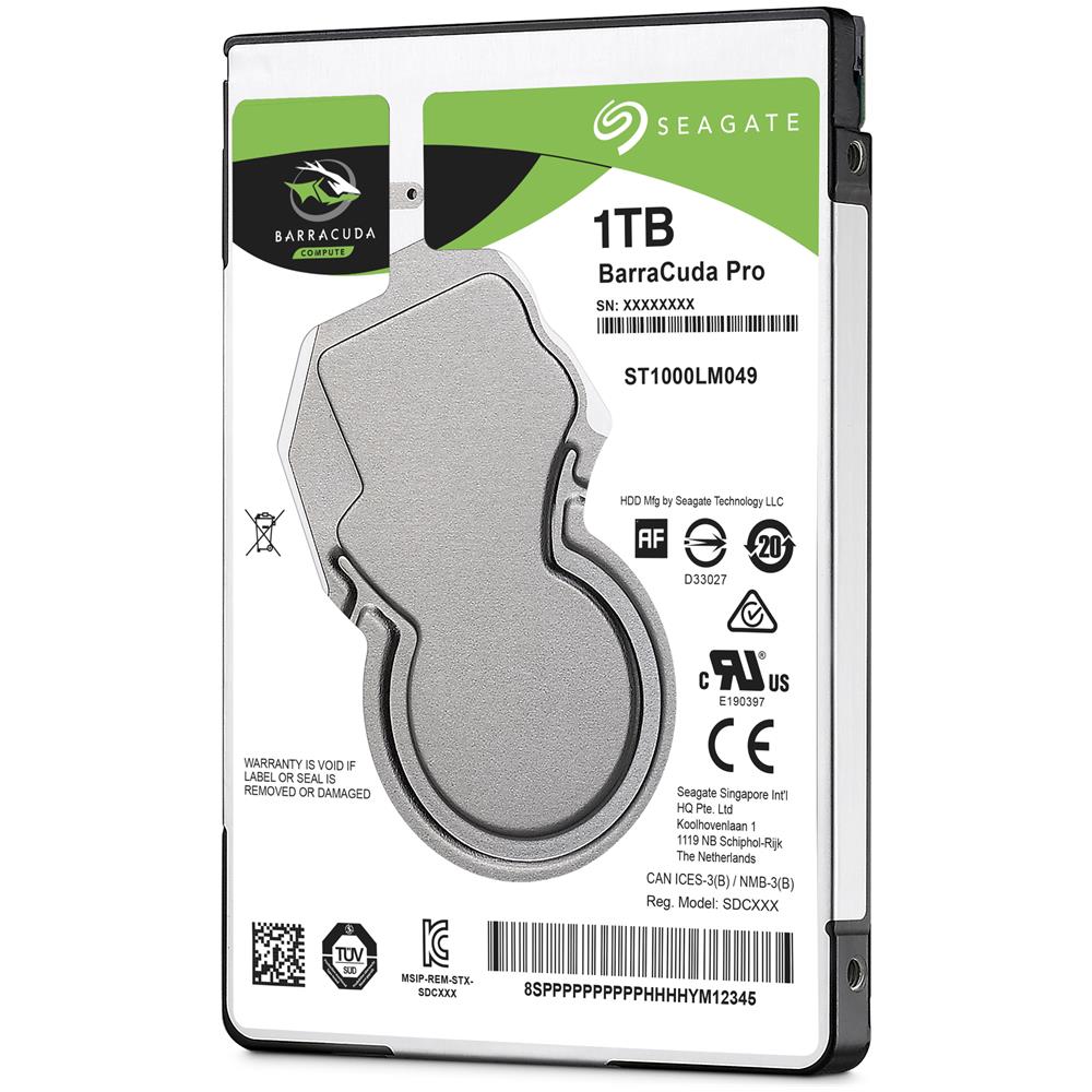Hard Disk BarraCuda Pro HDD 1 TB 2.5” Interfaccia Sata III 6 Gb / s Buffer 128 MB 7200 Rpm - Foto 2