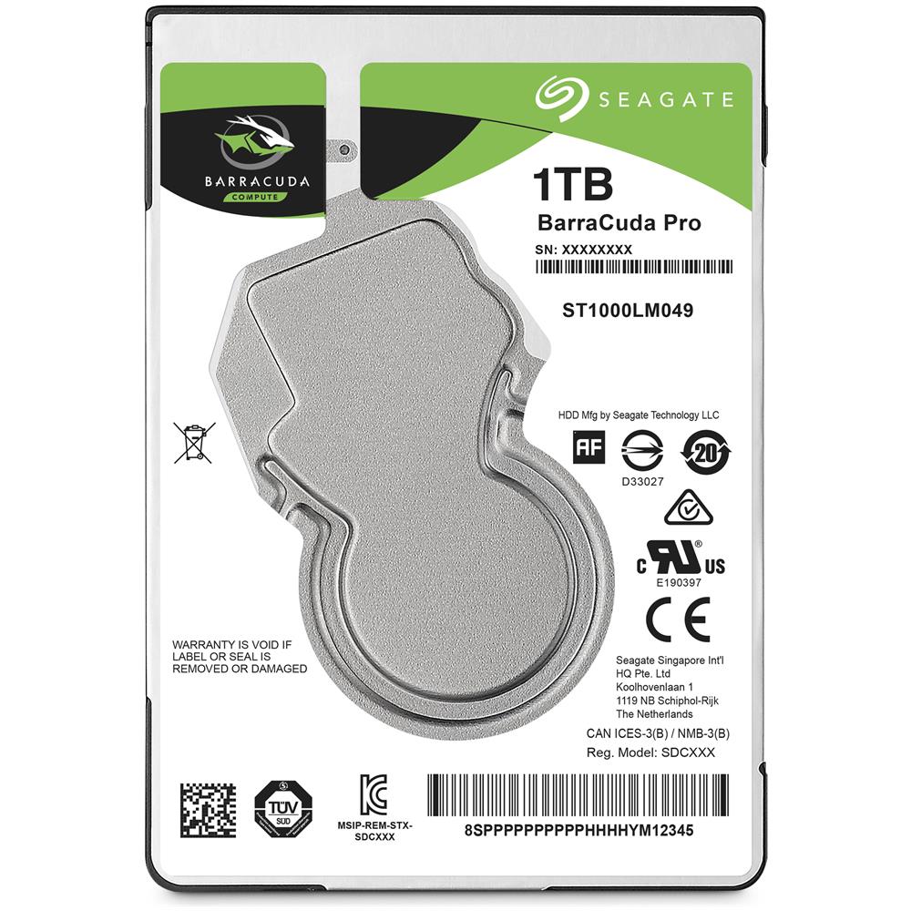Hard Disk BarraCuda Pro HDD 1 TB 2.5” Interfaccia Sata III 6 Gb / s Buffer 128 MB 7200 Rpm - Foto 4