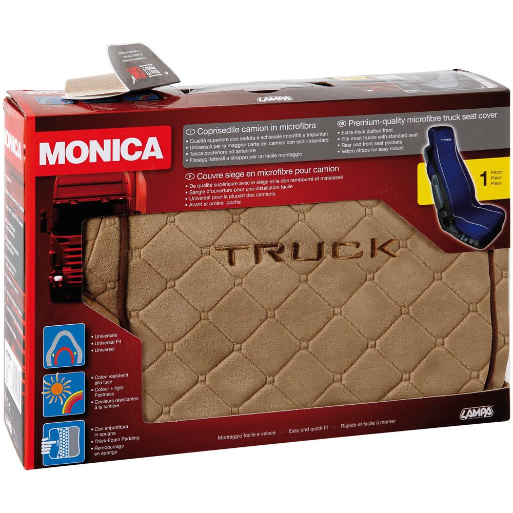 Coprisedile Monica Beige In Microfibra Per Camion - Foto 6