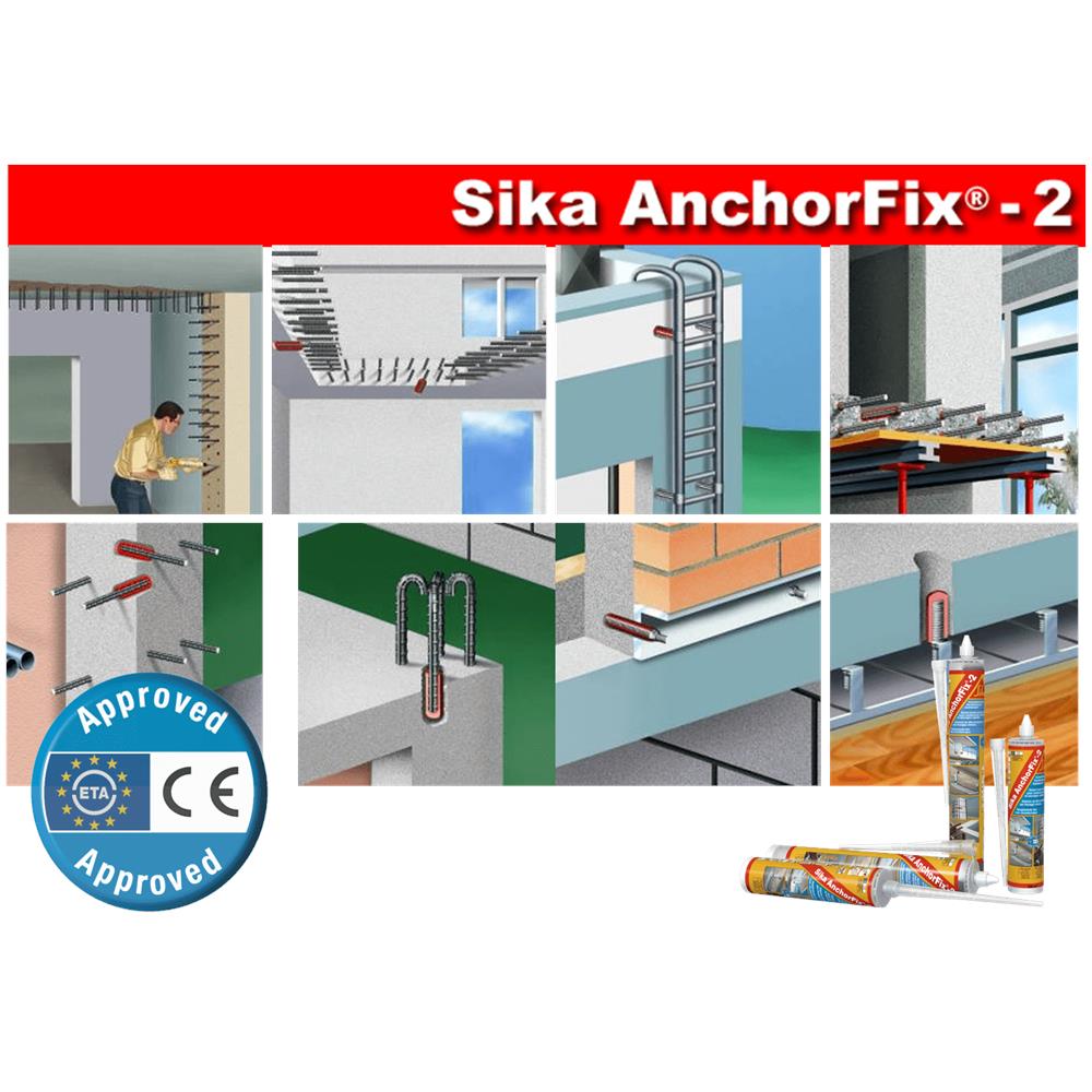 Anchorfix 2 Ancorante Chimico Indurimento Rapido Per Ferri E Riprese Getto 300 Ml - Foto 2
