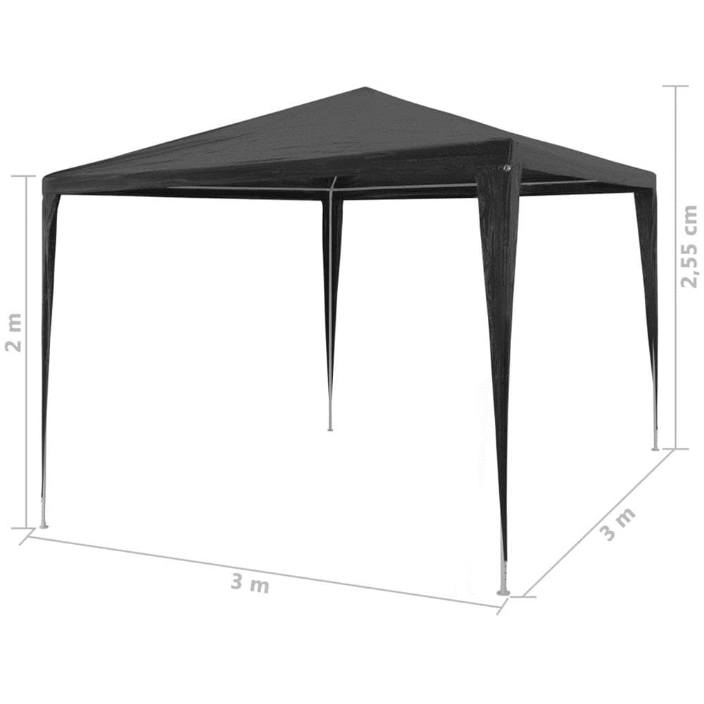 Tendone Per Feste In Pe 3x3 M Antracite - Foto 6