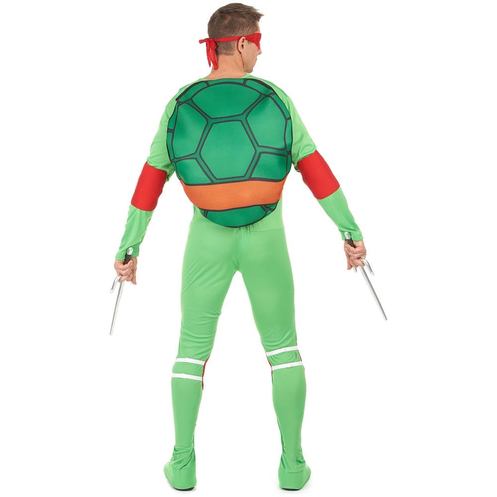 Travestimento Classico Da Raffaello Delle Tartarughe Ninja Per Adulto - Taglia: Xl - Foto 3