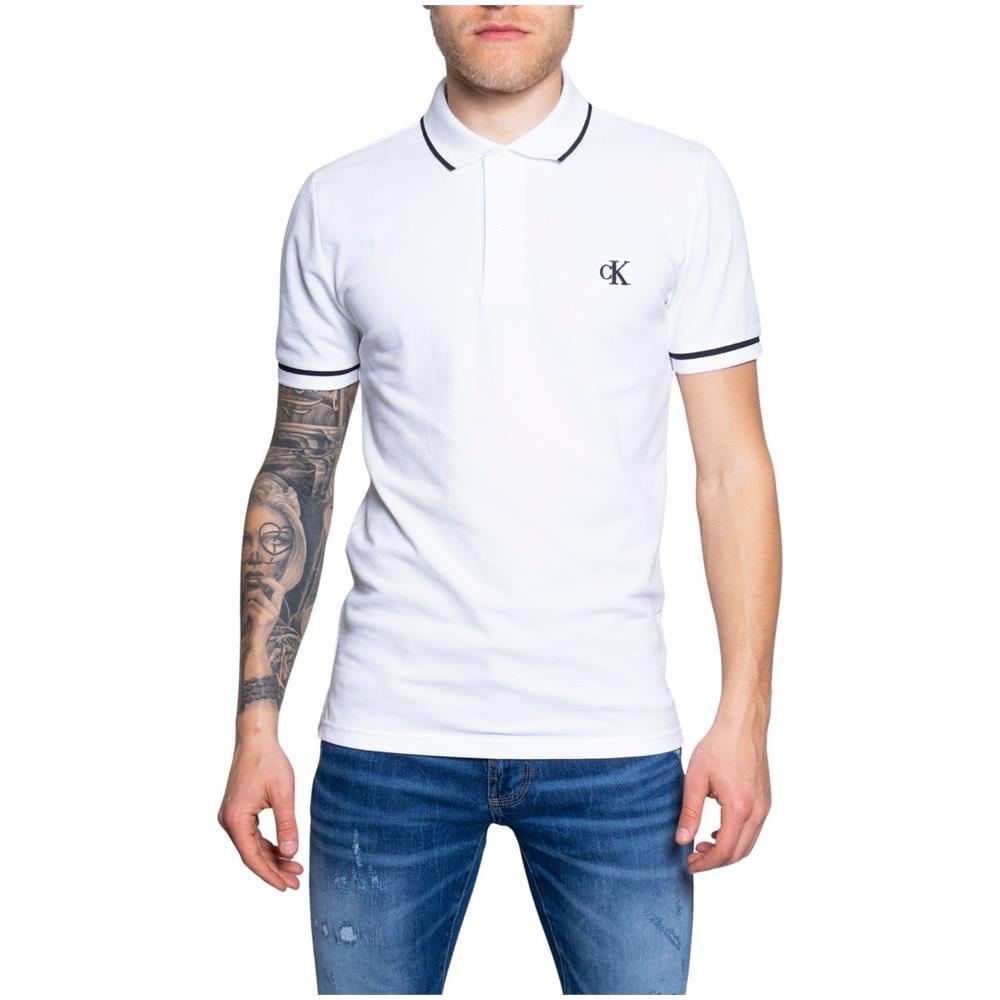 Marchio: Calvin Klein Jeans - Genere: Uomo - Tipologia: Polcolore: Bianco, Taglia: M - Foto 1