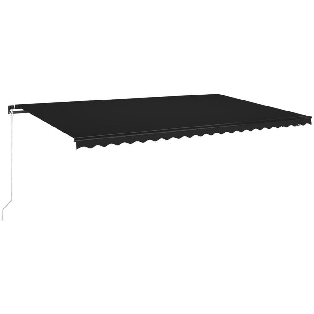 Tenda Da Sole Retrattile Manuale 500x350 Cm Antracite - Foto 2